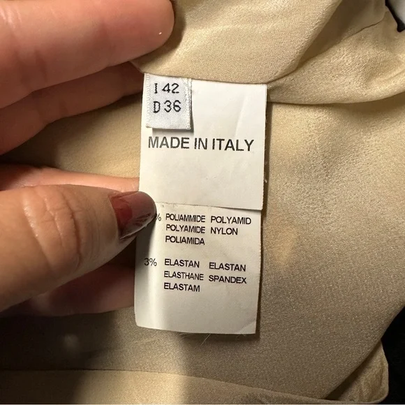 Blumarine Leopard Animal Print Midi Pencil Wool Dress Size Italy 42 US 6